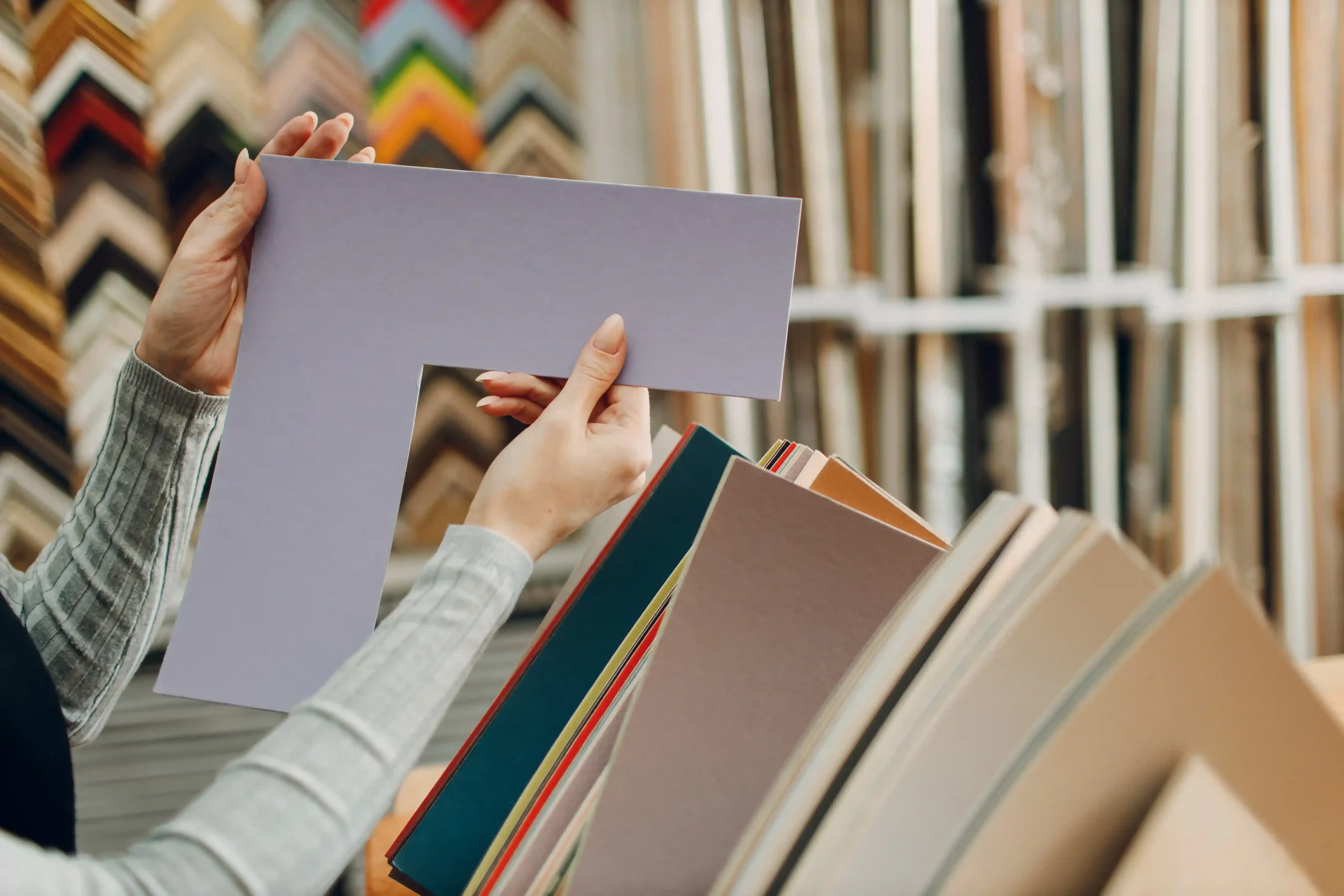 Selezione materiali per arredamento casa