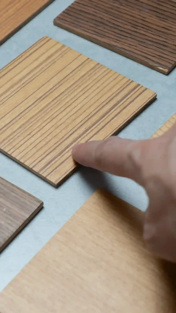 Campioni di materiali in legno