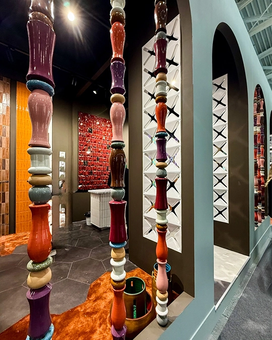 Arredi e finiture presenti alla fiera Cersaie